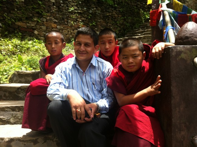 Bhutan Monk Monastery Meditation Tour